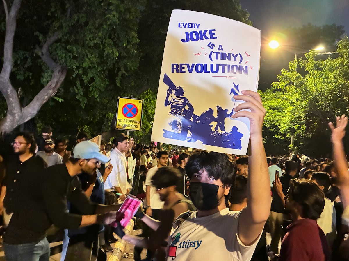 Image linked from the original feed: India's 'Cockroach' protests take on Modi with unlikely weapons: sharp, irreverent humor and memes