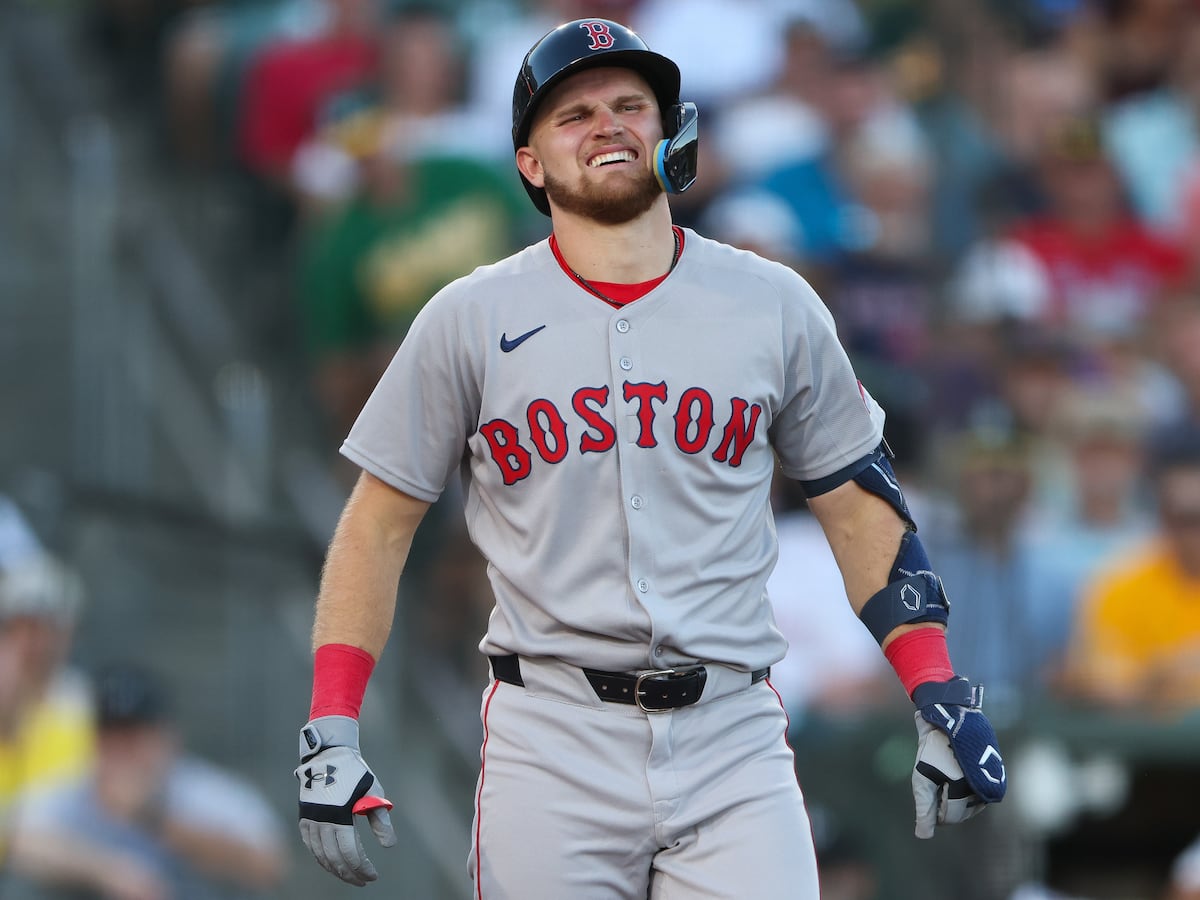 Image linked from the original feed: New Red Sox infielder Curtis Mead to miss time with left wrist injury