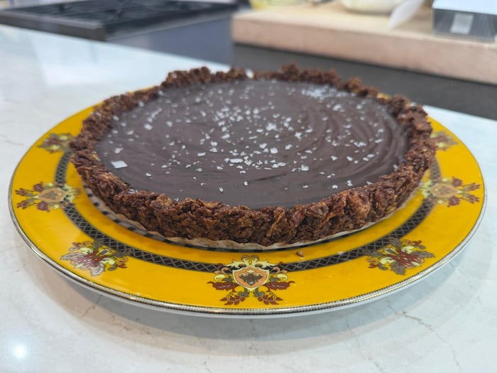 Crunchy Nut & Milk Chocolate Tart