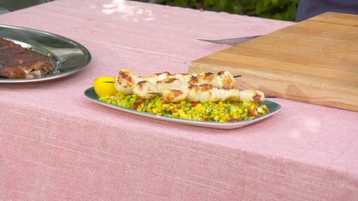 Grilled Sea Scallops