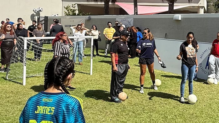 Mundial FIFA motiva a jugadores ciegos y con discapacidad visual en Miami