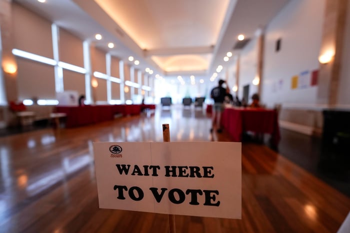 The Latest: Trump pick Mike Collins wins GOP nomination for Georgia Senate
