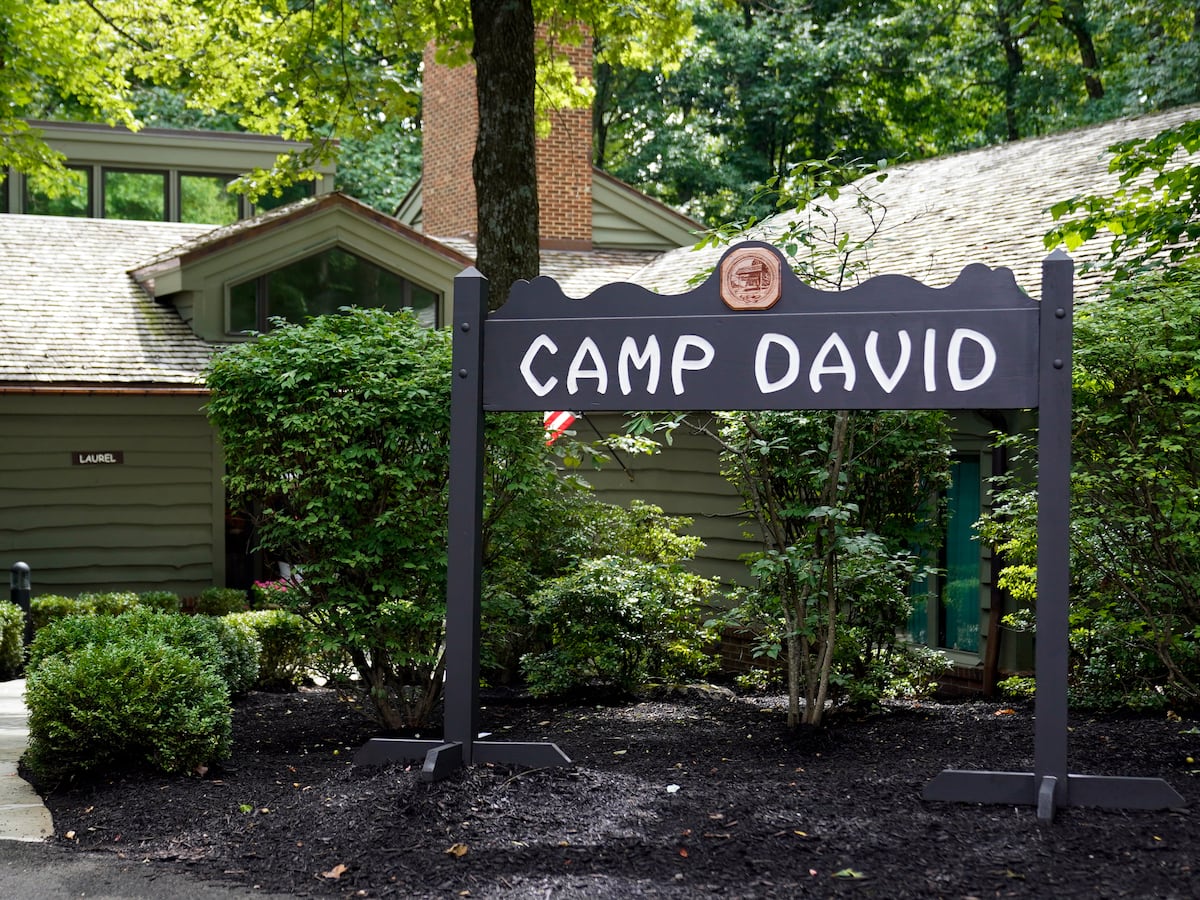 Image linked from the original feed: Trump is taking his Friday Cabinet meeting on the road to Camp David