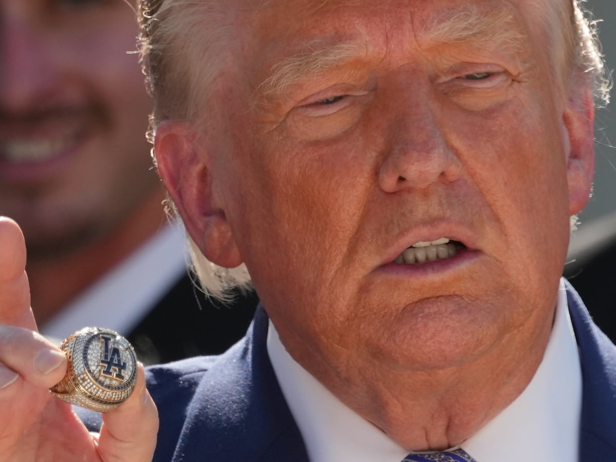 Image linked from the original feed: Trump says the US will investigate EU trade practices, claiming the bloc unfairly fined tech giants