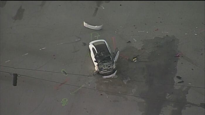 3 injured in fiery crash in Cooper City