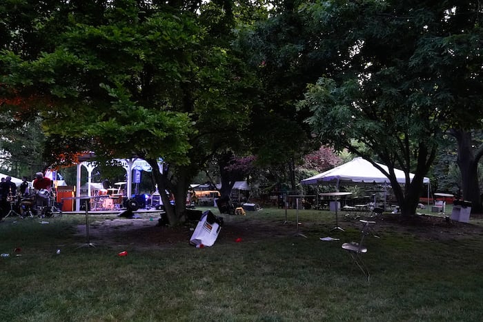 Police search for suspects in Ohio shooting that wounded 12 near a street festival