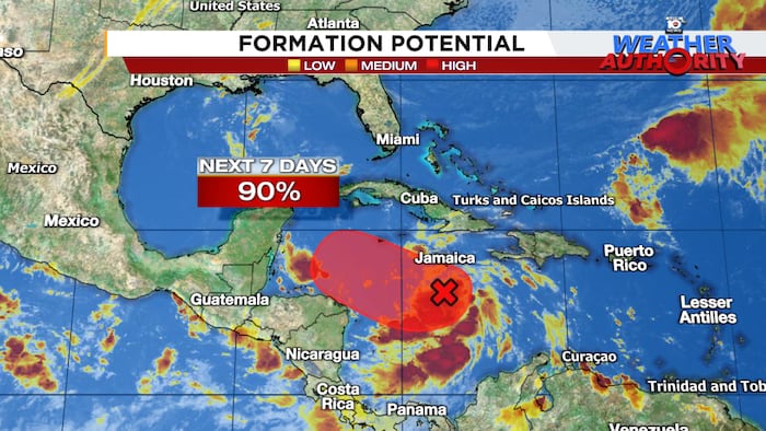 Tropical system expected to form, strengthen over the Caribbean this ...