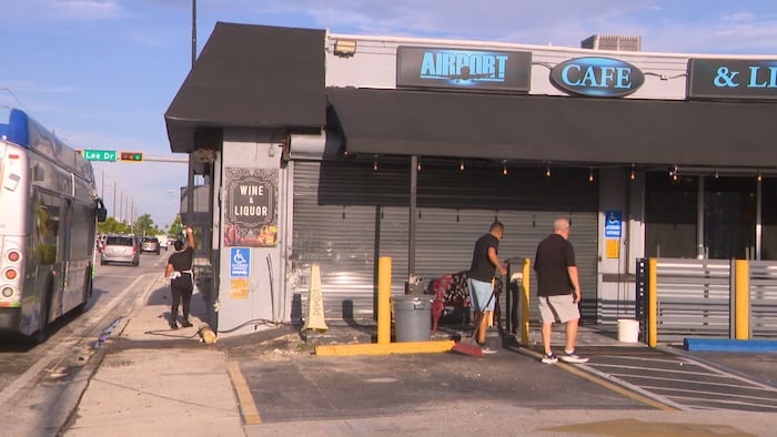 Driver dies after crashing pickup truck into storefront in Miami Springs, deputies say