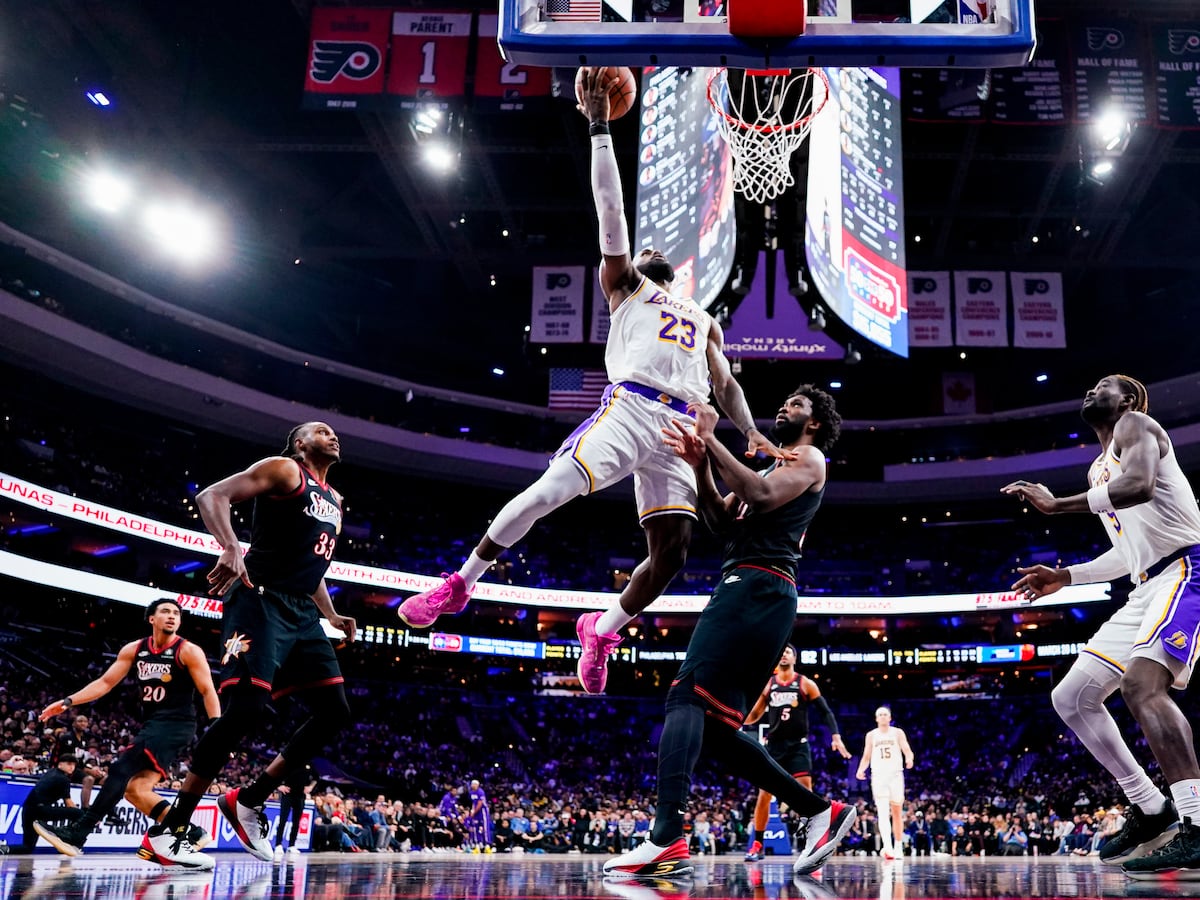 Image linked from the original feed: LeBron moves Philly up, but OKC and Spurs remain NBA favorites, according to books and markets