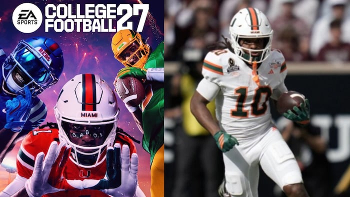 Hurricanes WR Malachi Toney lands on College Football 27 cover after historic freshman season