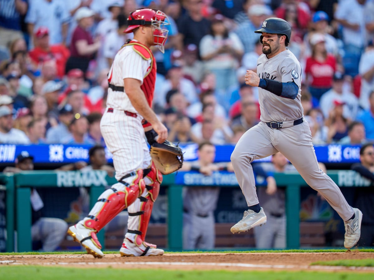 Image linked from the original feed: Yankees outfielder Cody Bellinger to miss 4 to 6 weeks with a Grade 2 hamstring strain
