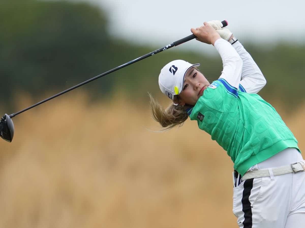 Image linked from the original feed: Shiho Kuwaki of Japan wins the Women's British Open on second playoff hole