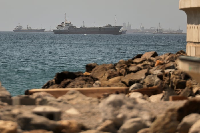 Stranded ships have begun transiting the Strait of Hormuz, maritime data company says