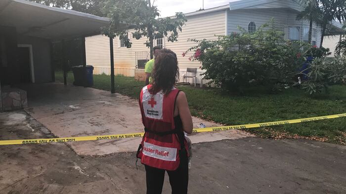 Mobile park fire affects 2 families in Pompano Beach