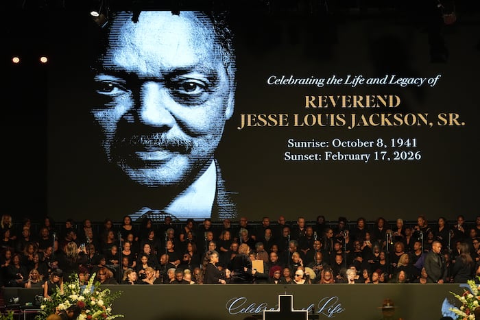 Former President Barack Obama speaks during final public tribute to the late Rev. Jesse Jackson