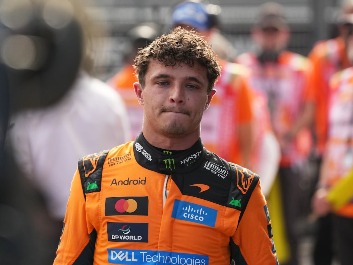 Image linked from the original feed: Lando Norris aims to end his wait for an F1 win as he starts on pole in Hungary