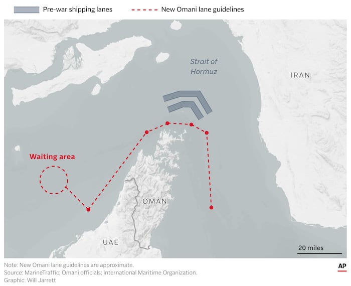 Tanker struck in the Strait of Hormuz as Iran and US launch launch attacks in region