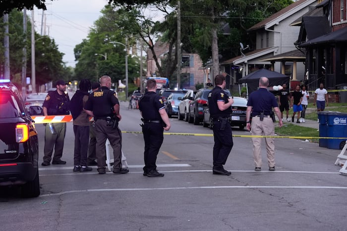 At least 12 people shot at an Ohio festival and a search for suspects is still ongoing, police say