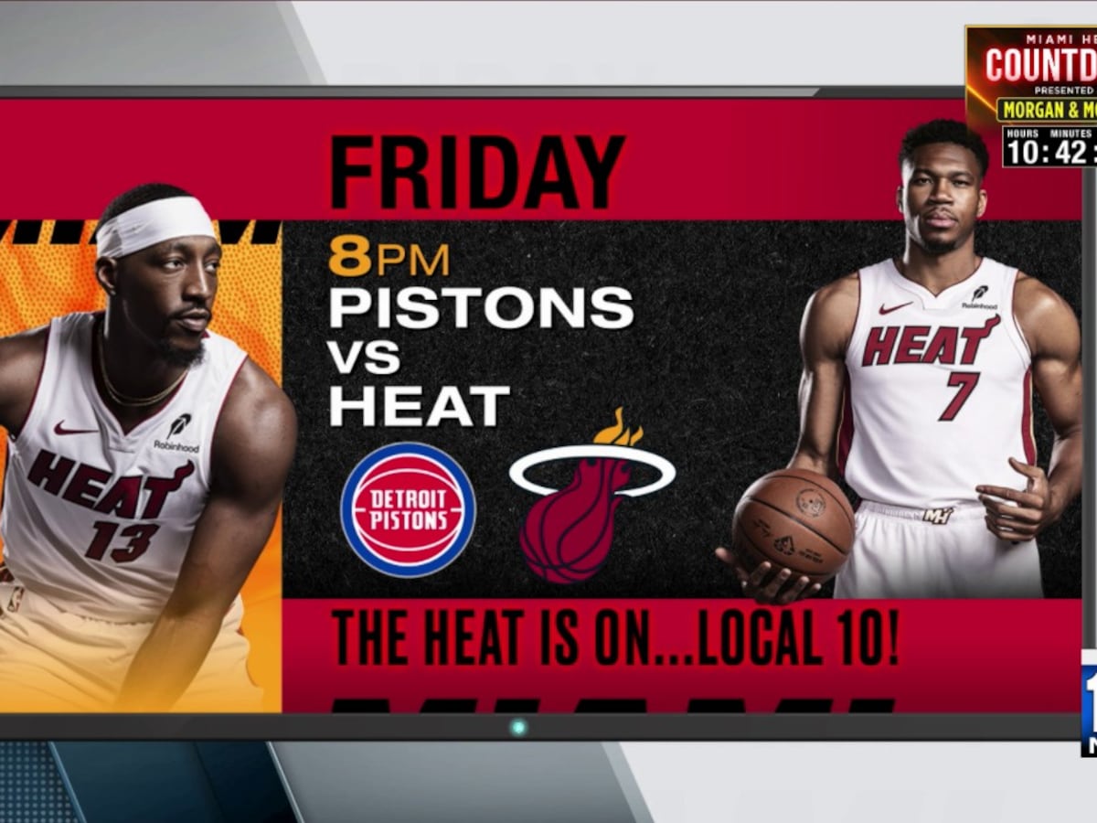 Heat Set To Host Pistons After Season-Opening Loss