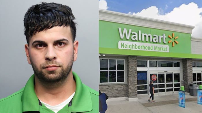 Miami man accused of taking photos/video of Walmart employee inside bathroom sta...