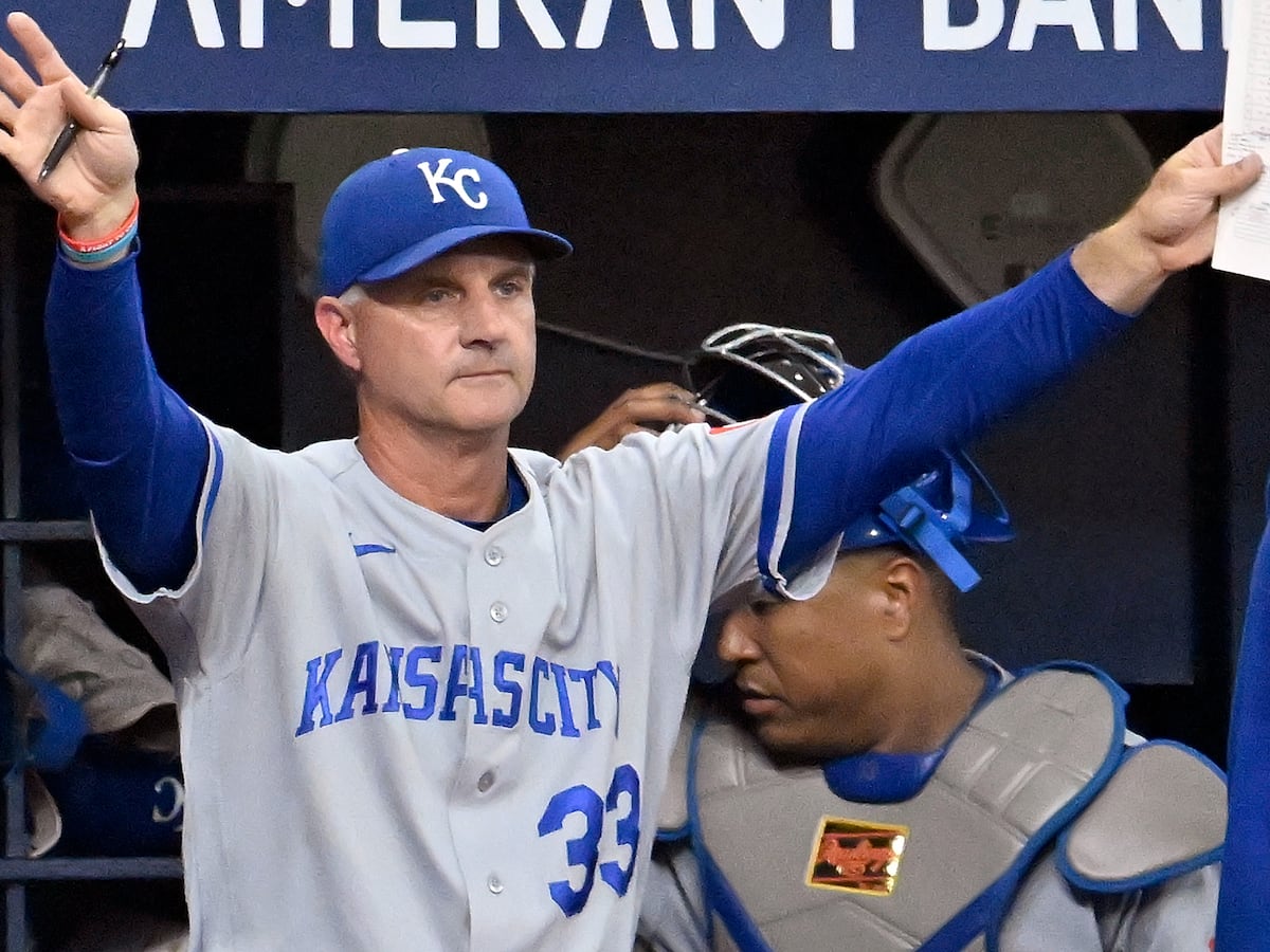 Image linked from the original feed: Royals manager Matt Quatraro not with team for game against Tigers due to personal matter