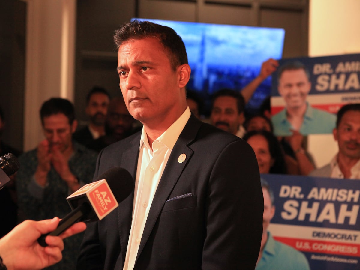 Image linked from the original feed: Amish Shah wins Democratic congressional primary in Arizona, a blow to the party establishment