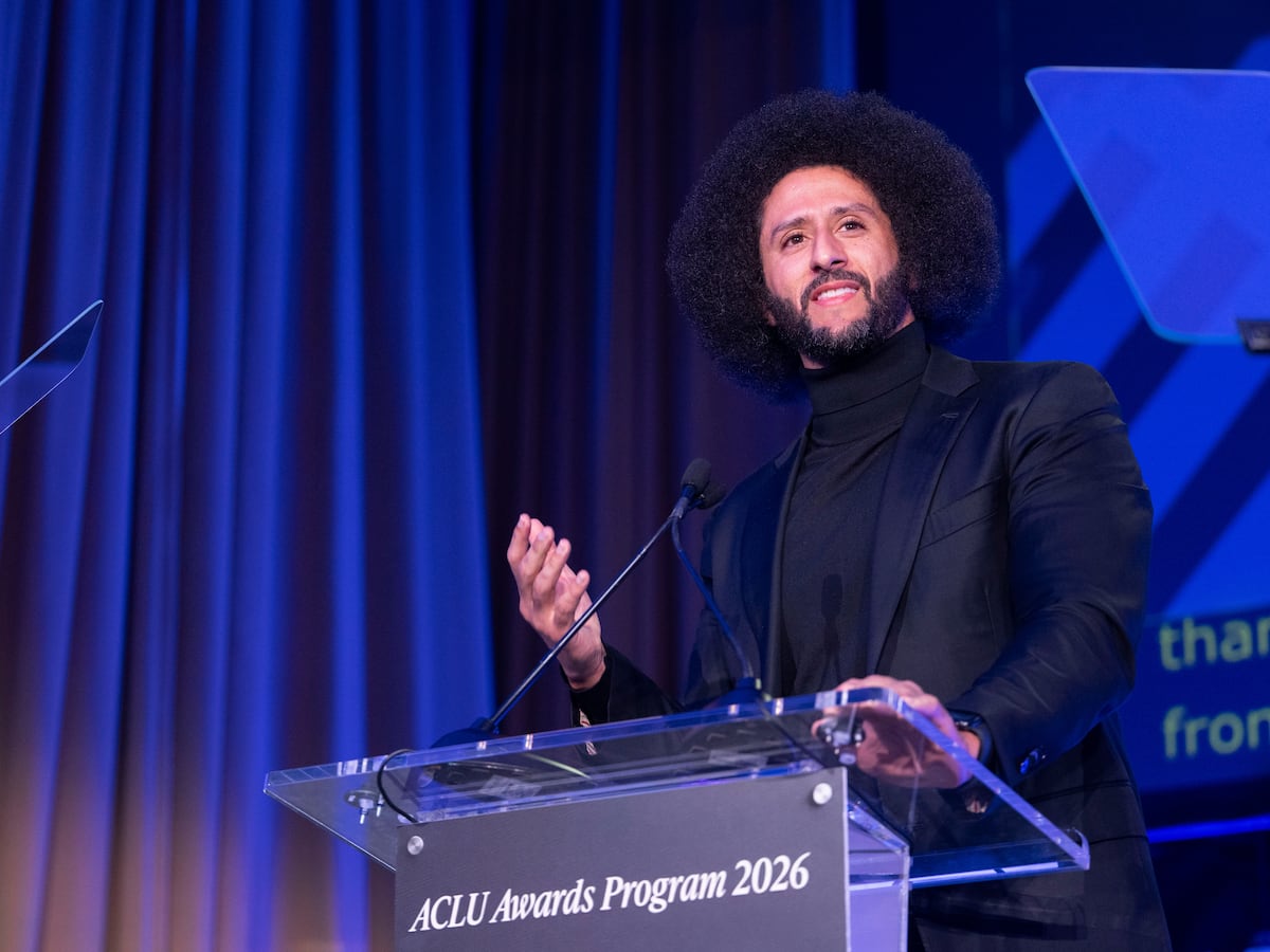 Image linked from the original feed: Kaepernick, Springsteen receive new ACLU award for activism in arts, business, science and sports