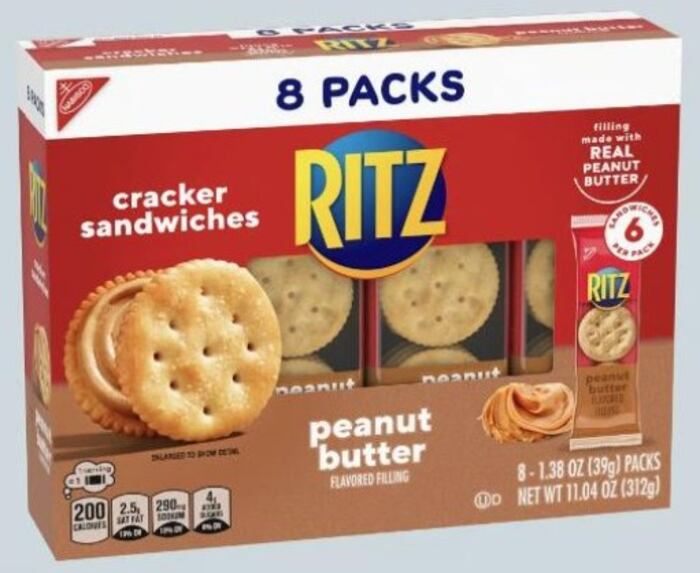 Ritz cracker sandwiches recalled due to labeling error