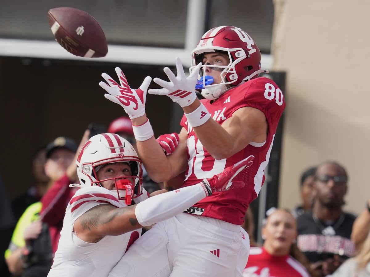 Image linked from the original feed: Defending national champion Indiana has a league-high three players earn Big Ten preseason honors