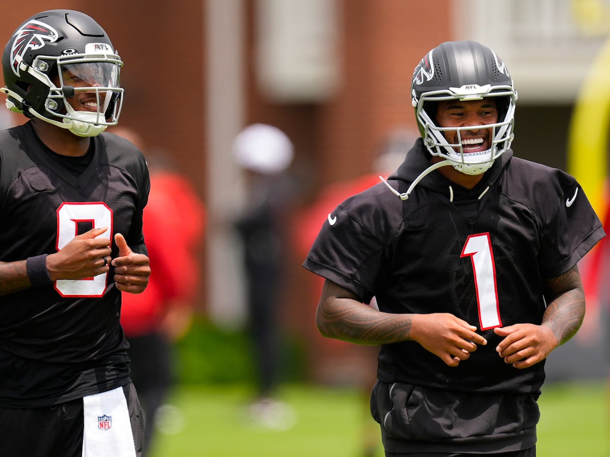 Image linked from the original feed: Falcons left with one QB at training camp as Tua Tagovailoa is sidelined with a minor injury