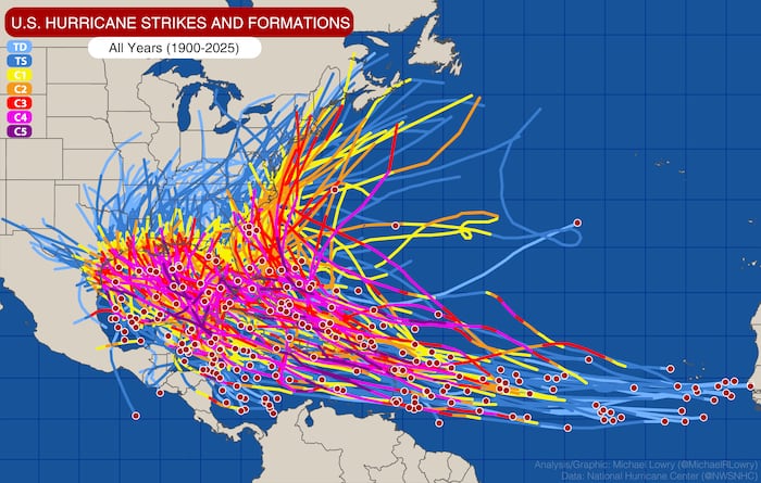 El Niño Watch: Where hurricanes form and which states are most at risk during El Niño
