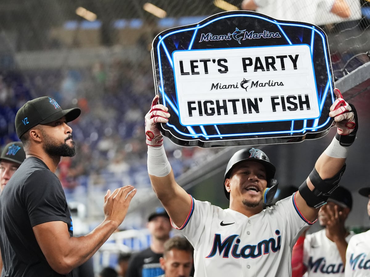 Image linked from the original feed: Petersen, Mack, Edwards lead the Marlins to a 2-0 win over the Mets