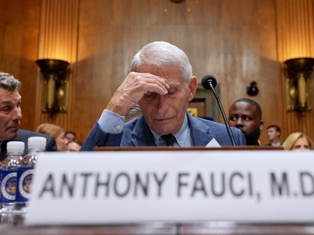 Image linked from the original feed: Senate panel to vote on holding Fauci in contempt for refusing to answer questions