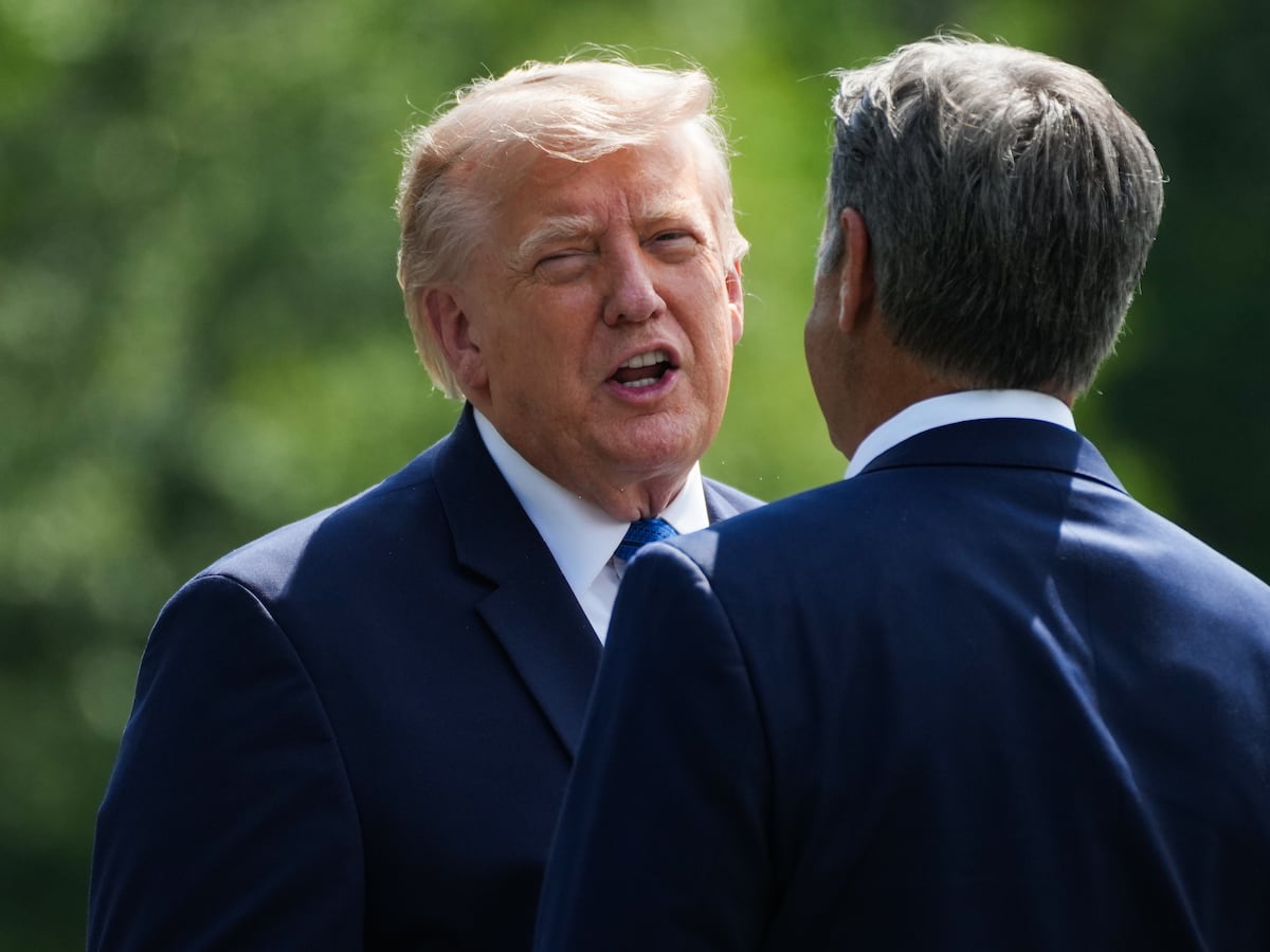 Image linked from the original feed: Trump's threat to push ahead on settlement fund injects new uncertainty into attorney general talks