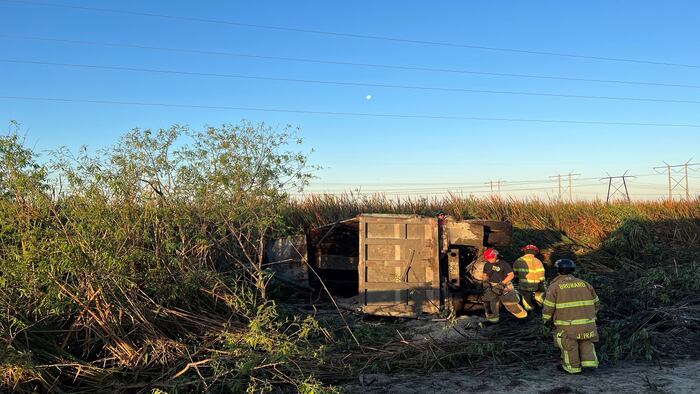 Dump truck driver dies after truck overturns on US 27