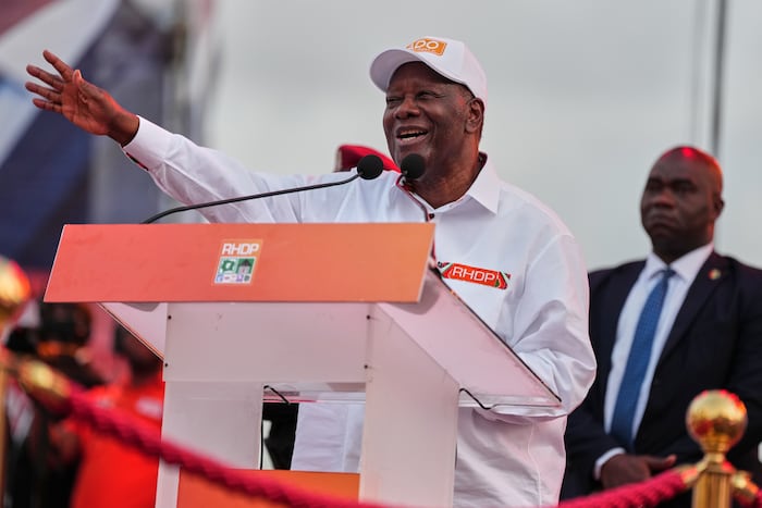Ivory Coast Votes Amid Opposition Ban as Ouattara Seeks Fourth Term