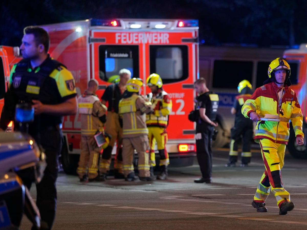 Image linked from the original feed: A person is killed and several are injured at Berlin's LGBTQ+ event when a van drives into the crowd