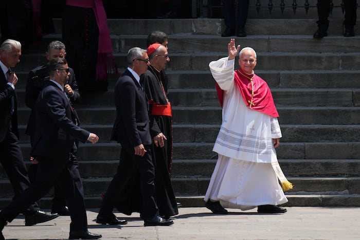 Pope Leo XIV gets caught up in Spains great debates over soccer and language