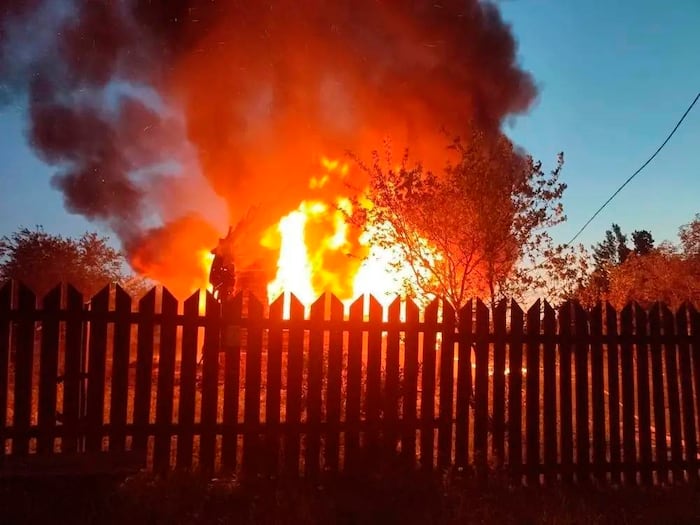 Ukrainian drone strikes on Russia kill 4 and wound 12 others, while debris lands on a Moscow airport