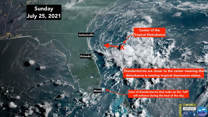 Some rounds of heavy rain related to the tropical disturbance still ...