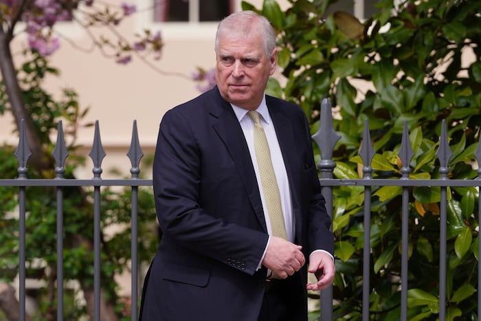 Man arrested on suspicion of weapon possession after report former Prince Andrew was threatened
