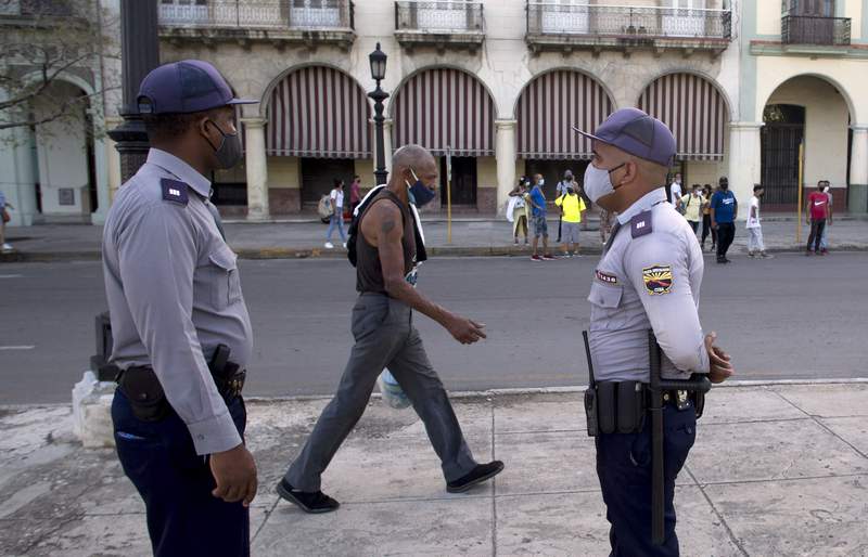 Cuba confirms 1 man dead during antigovernment protests