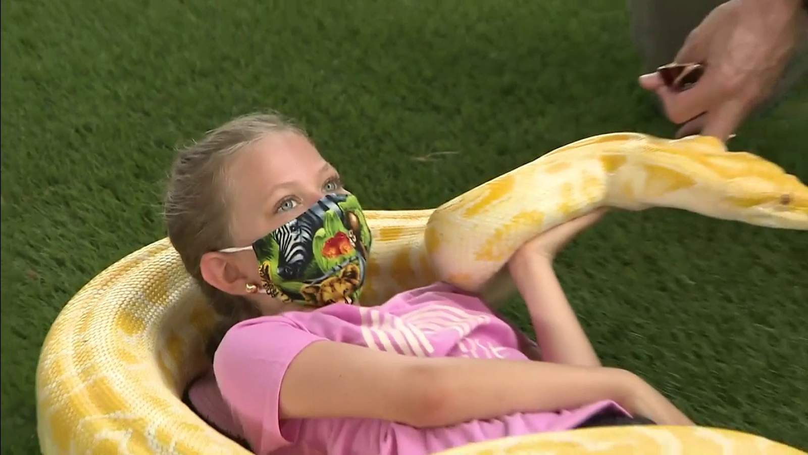 Zoo Miami opens for one girl who shows her bravery
