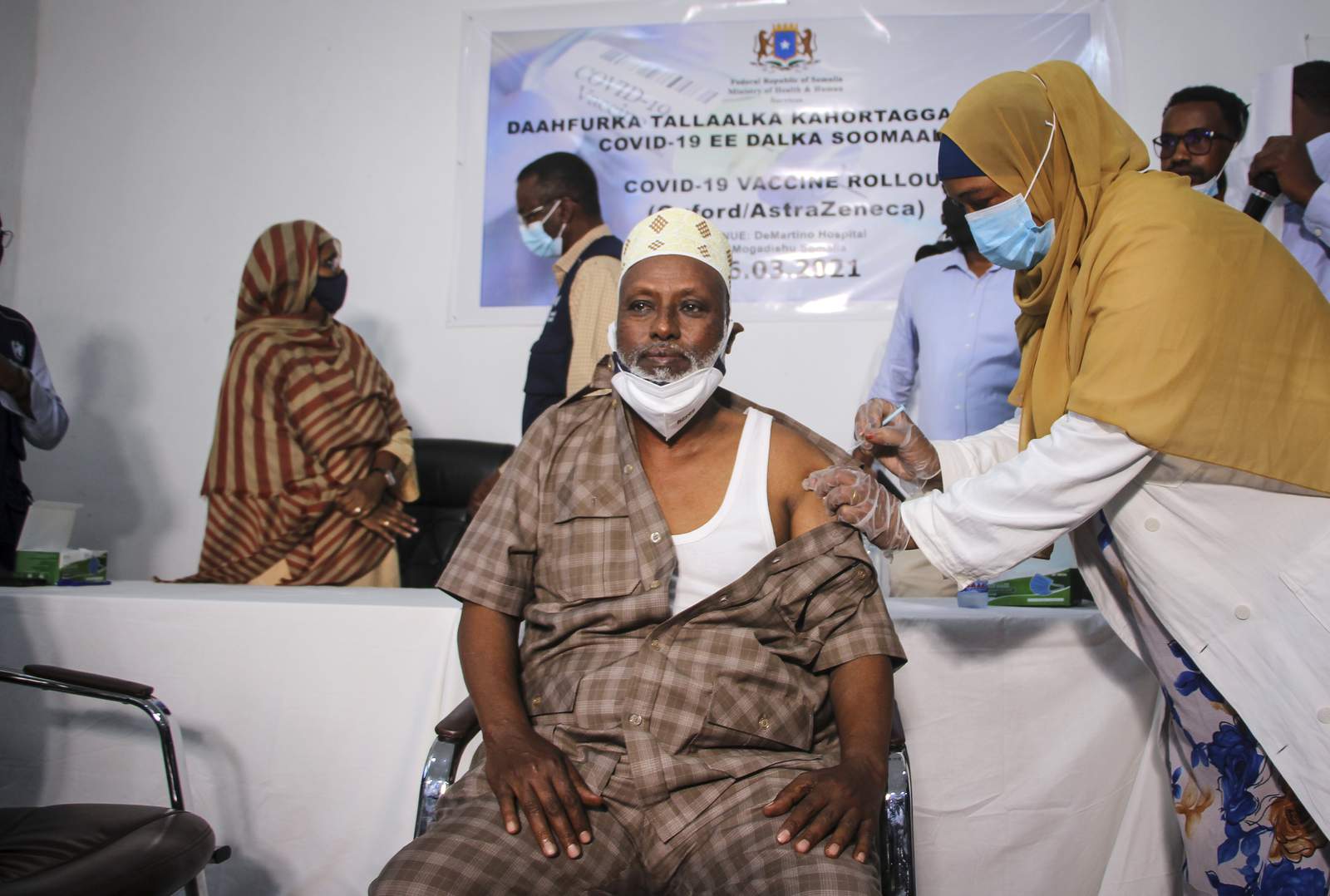 Somalia starts first inoculations with AstraZeneca vaccines