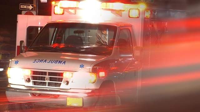 Person hospitalized after dirt bike crashes into vehicle, police say