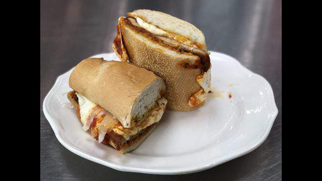 Veal Parmesan Sandwich