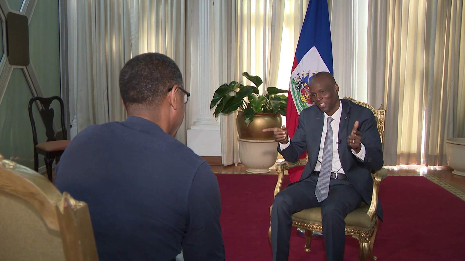 Local 10's Calvin Hughes interviews Haitian President Jovenel Moïse