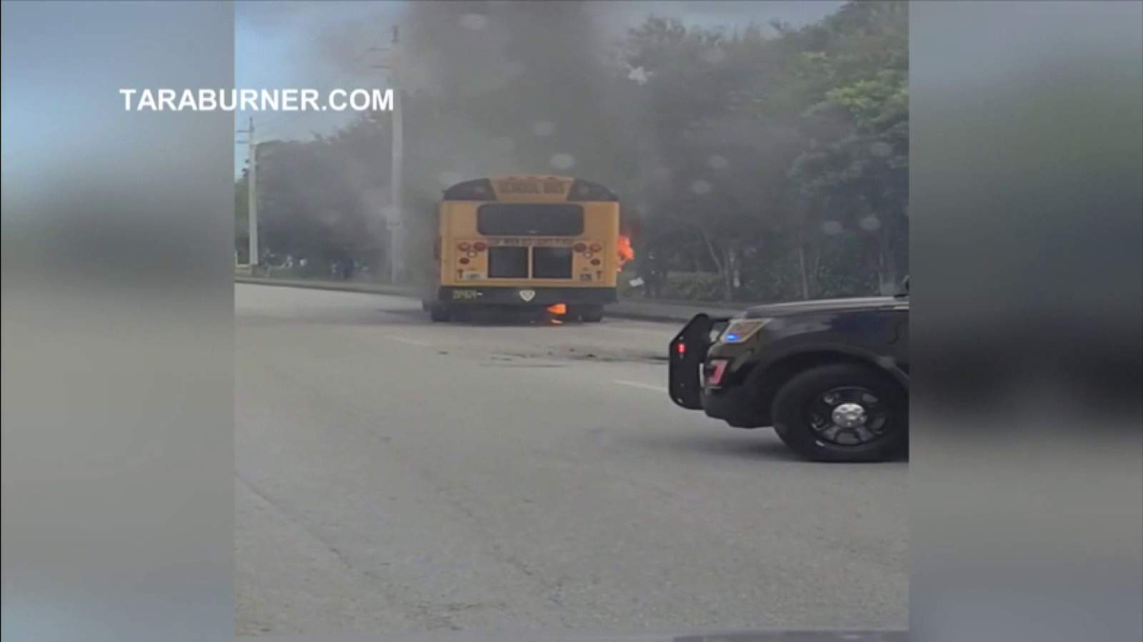 School bus driver saves 5 children from fire in Davie
