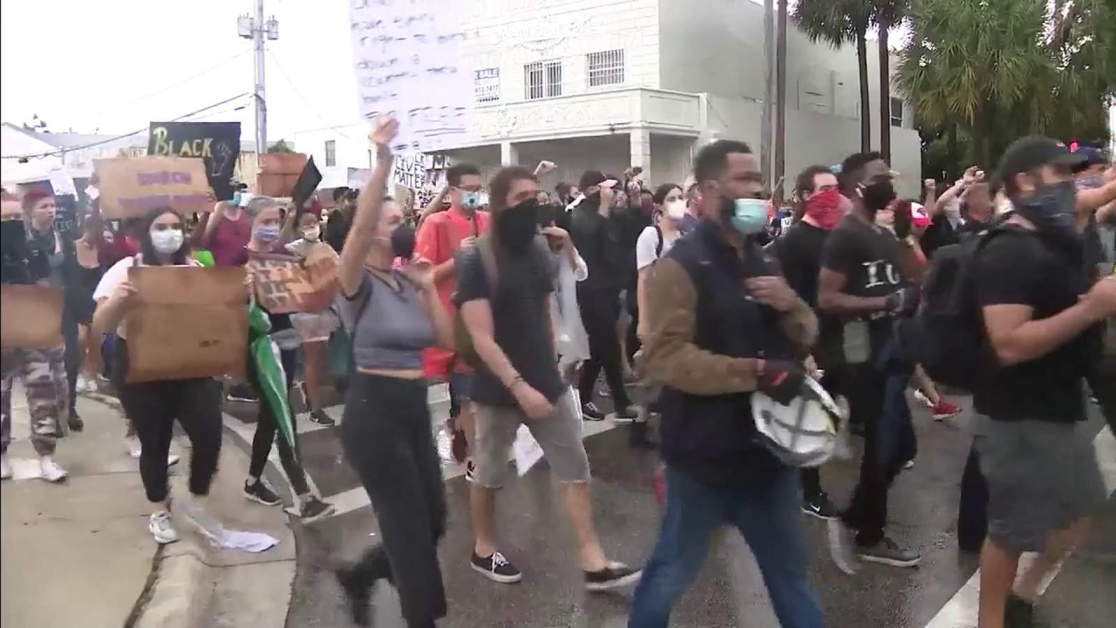 Protests pick up again in Miami; Police want to keep curfew in place through the weekend