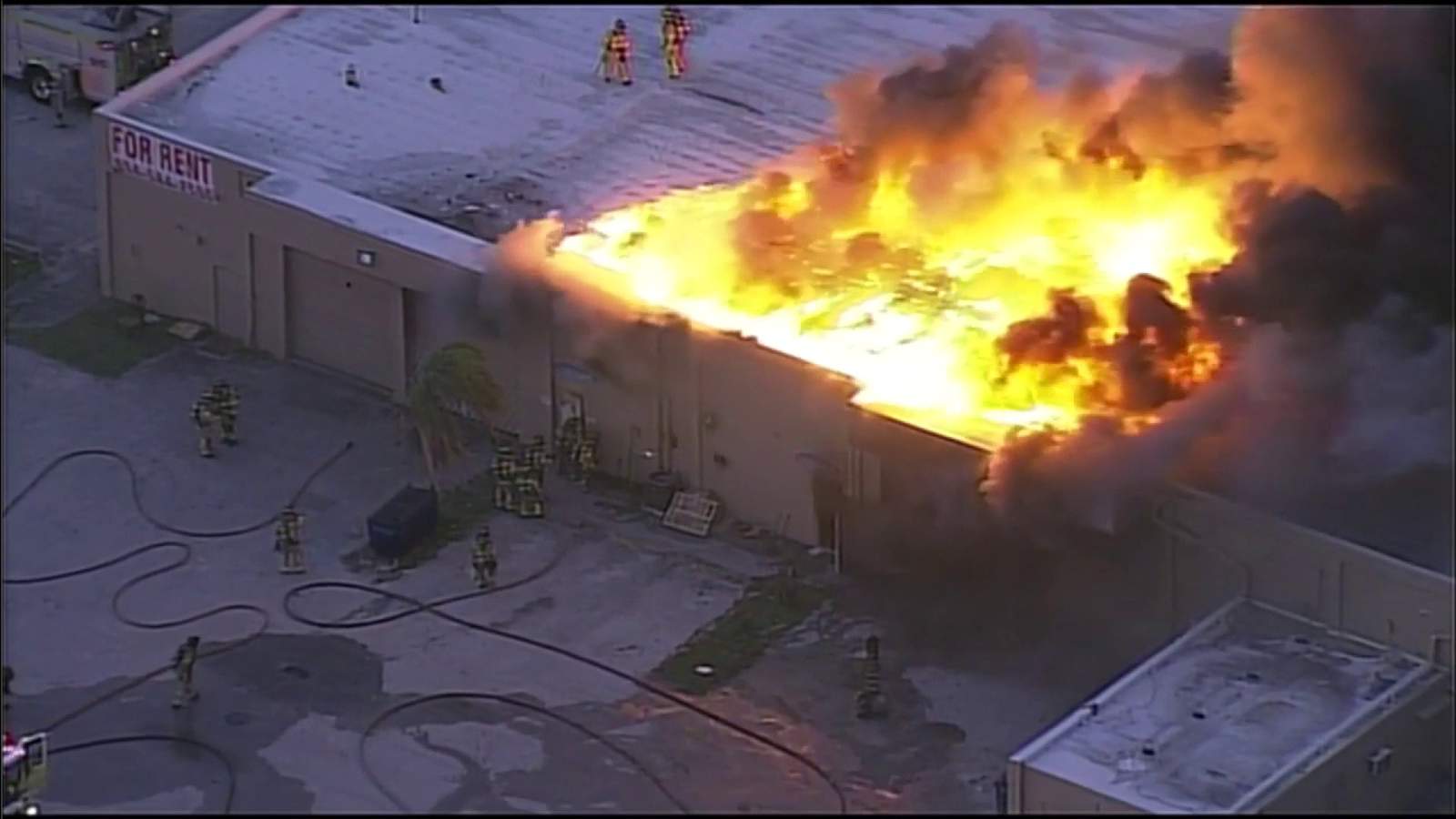 Fire erupts at warehouse in northeast Miami-Dade; multiple businesses affected